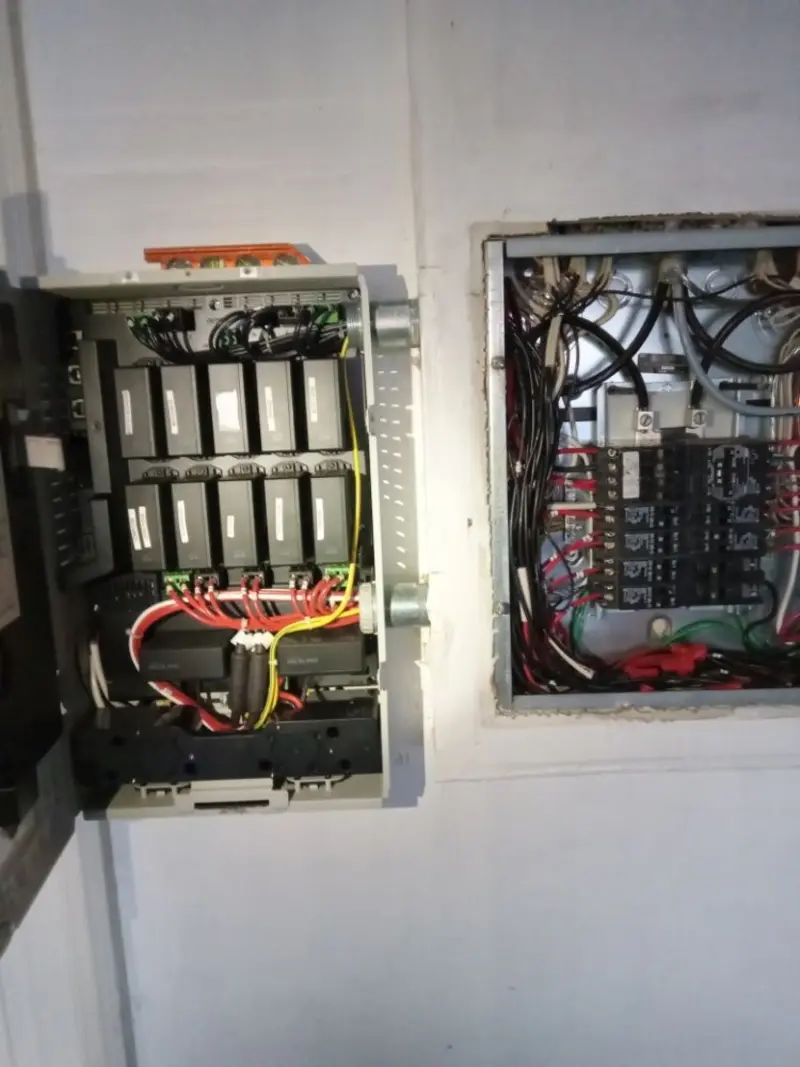 Electrical panel upgrade completed for Electrical Inspection in Scandia